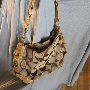 Coach Signature Carly Hobo Bag